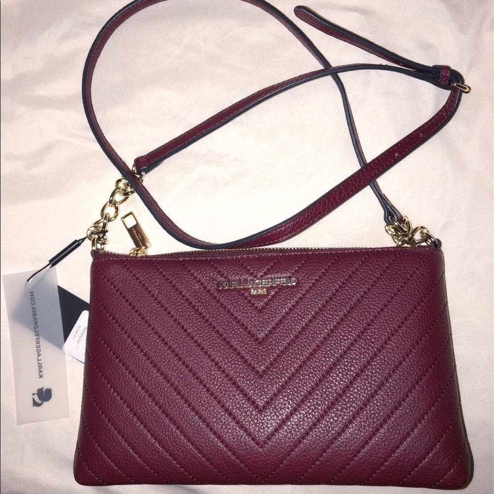 Karl Lagerfeld Paris Gigi Quilt Leather - New